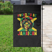Proud To Be Jamaican Garden Flag Jamaica Pride Flag Girl Sunglasses - Wonder Print Shop