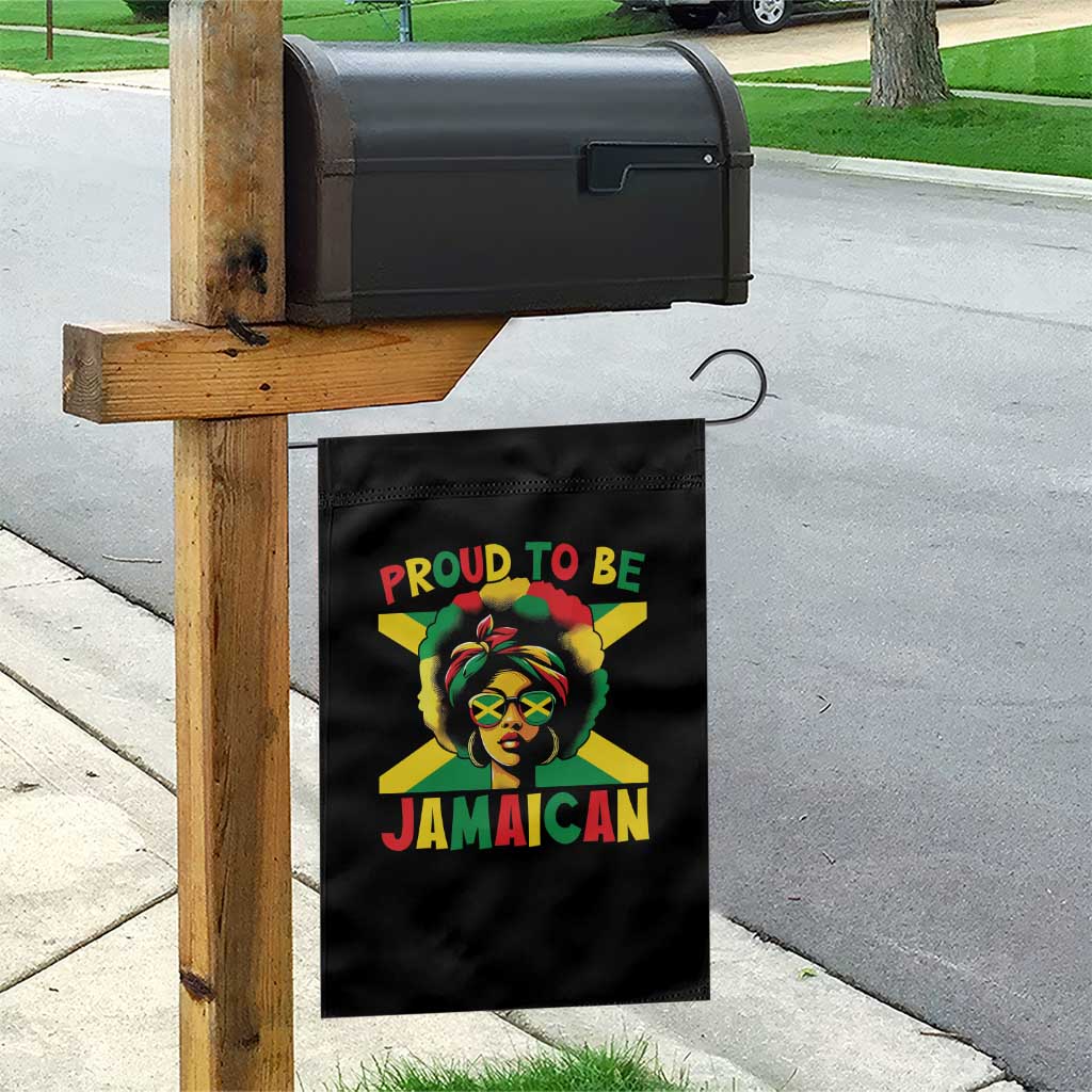Proud To Be Jamaican Garden Flag Jamaica Pride Flag Girl Sunglasses - Wonder Print Shop