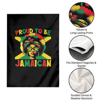 Proud To Be Jamaican Garden Flag Jamaica Pride Flag Girl Sunglasses - Wonder Print Shop