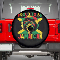 Proud To Be Jamaican Spare Tire Cover Jamaica Pride Flag Girl Sunglasses - Wonder Print Shop