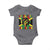 Proud To Be Jamaican Baby Onesie Jamaica Pride Flag Girl Sunglasses - Wonder Print Shop