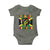 Proud To Be Jamaican Baby Onesie Jamaica Pride Flag Girl Sunglasses - Wonder Print Shop