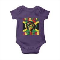 Proud To Be Jamaican Baby Onesie Jamaica Pride Flag Girl Sunglasses - Wonder Print Shop