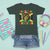 Proud To Be Jamaican T Shirt For Kid Jamaica Pride Flag Girl Sunglasses - Wonder Print Shop