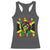 Proud To Be Jamaican Racerback Tank Top Jamaica Pride Flag Girl Sunglasses - Wonder Print Shop