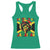 Proud To Be Jamaican Racerback Tank Top Jamaica Pride Flag Girl Sunglasses - Wonder Print Shop