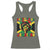 Proud To Be Jamaican Racerback Tank Top Jamaica Pride Flag Girl Sunglasses - Wonder Print Shop
