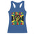 Proud To Be Jamaican Racerback Tank Top Jamaica Pride Flag Girl Sunglasses - Wonder Print Shop