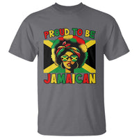 Proud To Be Jamaican T Shirt Jamaica Pride Flag Girl Sunglasses - Wonder Print Shop
