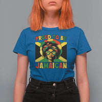 Proud To Be Jamaican T Shirt For Women Jamaica Pride Flag Girl Sunglasses - Wonder Print Shop