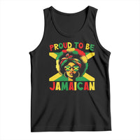 Proud To Be Jamaican Tank Top Jamaica Pride Flag Girl Sunglasses - Wonder Print Shop