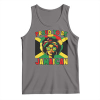 Proud To Be Jamaican Tank Top Jamaica Pride Flag Girl Sunglasses - Wonder Print Shop