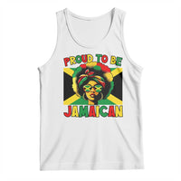 Proud To Be Jamaican Tank Top Jamaica Pride Flag Girl Sunglasses - Wonder Print Shop