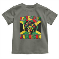 Proud To Be Jamaican Toddler T Shirt Jamaica Pride Flag Girl Sunglasses - Wonder Print Shop