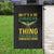 It's A Jamaican Thing Yuh Nah Guh Understand Garden Flag Jamaica Hummingbird - Wonder Print Shop