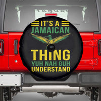 It's A Jamaican Thing Yuh Nah Guh Understand Spare Tire Cover Jamaica Hummingbird - Wonder Print Shop