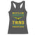 It's A Jamaican Thing Yuh Nah Guh Understand Racerback Tank Top Jamaica Hummingbird - Wonder Print Shop
