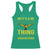 It's A Jamaican Thing Yuh Nah Guh Understand Racerback Tank Top Jamaica Hummingbird - Wonder Print Shop