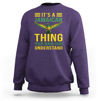 It's A Jamaican Thing Yuh Nah Guh Understand Sweatshirt Jamaica Hummingbird - Wonder Print Shop