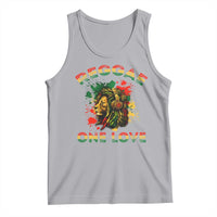 Reggae One Love Tank Top Rasta Music Jamaican Pride Headphones Lion - Wonder Print Shop
