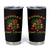 Reggae One Love Tumbler Cup Rasta Music Jamaican Pride Headphones Lion - Wonder Print Shop