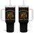Reggae One Love Tumbler With Handle Rasta Music Jamaican Pride Headphones Lion - Wonder Print Shop