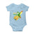 Proud Jamaican Baby Onesie Jamaica Flag Hummingbird Hibiscus - Wonder Print Shop