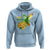 Proud Jamaican Hoodie Jamaica Flag Hummingbird Hibiscus - Wonder Print Shop