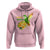 Proud Jamaican Hoodie Jamaica Flag Hummingbird Hibiscus - Wonder Print Shop