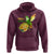 Proud Jamaican Hoodie Jamaica Flag Hummingbird Hibiscus - Wonder Print Shop