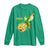 Proud Jamaican Long Sleeve Shirt Jamaica Flag Hummingbird Hibiscus - Wonder Print Shop