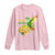 Proud Jamaican Long Sleeve Shirt Jamaica Flag Hummingbird Hibiscus - Wonder Print Shop