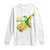Proud Jamaican Long Sleeve Shirt Jamaica Flag Hummingbird Hibiscus - Wonder Print Shop