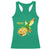 Proud Jamaican Racerback Tank Top Jamaica Flag Hummingbird Hibiscus - Wonder Print Shop