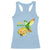 Proud Jamaican Racerback Tank Top Jamaica Flag Hummingbird Hibiscus - Wonder Print Shop
