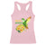 Proud Jamaican Racerback Tank Top Jamaica Flag Hummingbird Hibiscus - Wonder Print Shop