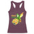 Proud Jamaican Racerback Tank Top Jamaica Flag Hummingbird Hibiscus - Wonder Print Shop