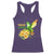 Proud Jamaican Racerback Tank Top Jamaica Flag Hummingbird Hibiscus - Wonder Print Shop