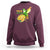 Proud Jamaican Sweatshirt Jamaica Flag Hummingbird Hibiscus - Wonder Print Shop