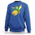 Proud Jamaican Sweatshirt Jamaica Flag Hummingbird Hibiscus - Wonder Print Shop