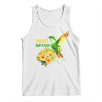 Proud Jamaican Tank Top Jamaica Flag Hummingbird Hibiscus - Wonder Print Shop