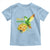 Proud Jamaican Toddler T Shirt Jamaica Flag Hummingbird Hibiscus - Wonder Print Shop