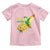 Proud Jamaican Toddler T Shirt Jamaica Flag Hummingbird Hibiscus - Wonder Print Shop