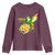 Proud Jamaican Youth Sweatshirt Jamaica Flag Hummingbird Hibiscus - Wonder Print Shop