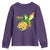 Proud Jamaican Youth Sweatshirt Jamaica Flag Hummingbird Hibiscus - Wonder Print Shop