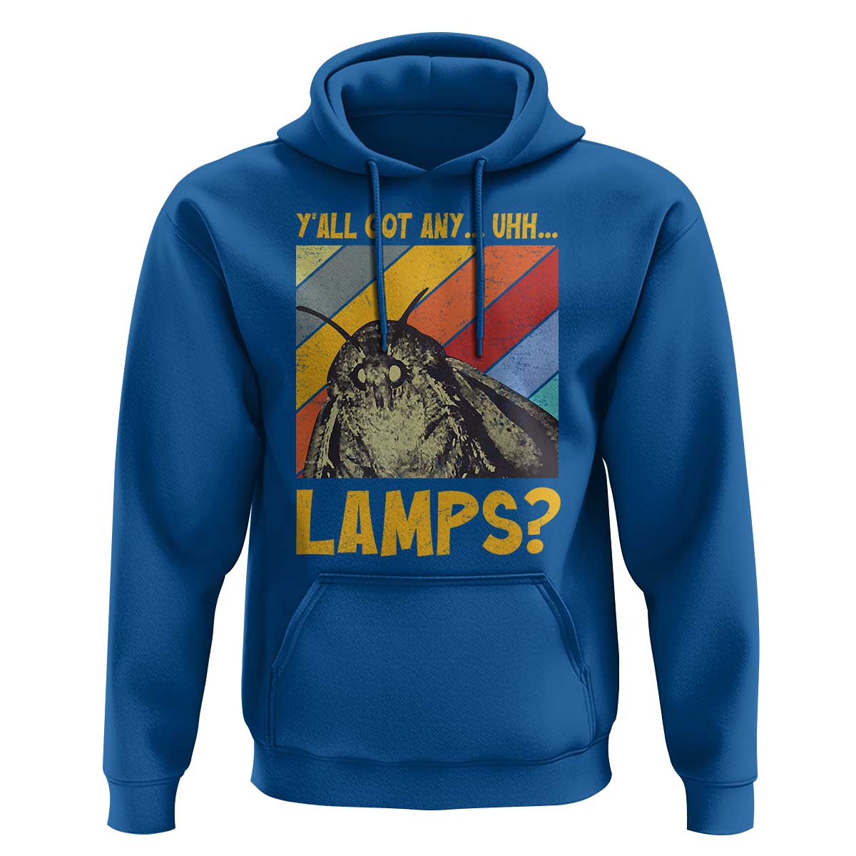 Funny Moth Hoodie Y'all Got Any Lamps Insect Meme - Wonder Print Shop
