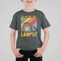 Funny Moth T Shirt For Kid Y'all Got Any Lamps Insect Meme - Wonder Print Shop