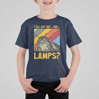 Funny Moth T Shirt For Kid Y'all Got Any Lamps Insect Meme - Wonder Print Shop