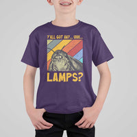 Funny Moth T Shirt For Kid Y'all Got Any Lamps Insect Meme - Wonder Print Shop