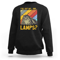 Funny Moth Sweatshirt Y'all Got Any Lamps Insect Meme - Wonder Print Shop